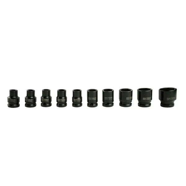 10PC 1/2" DR SHALLOW IMPACT SOCKET METRIC DS1110
