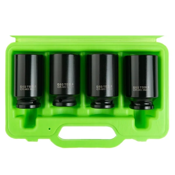 4PC 1/2" DR 12PT DEEP IMPACT HUB NUT SOCKETS DS1112
