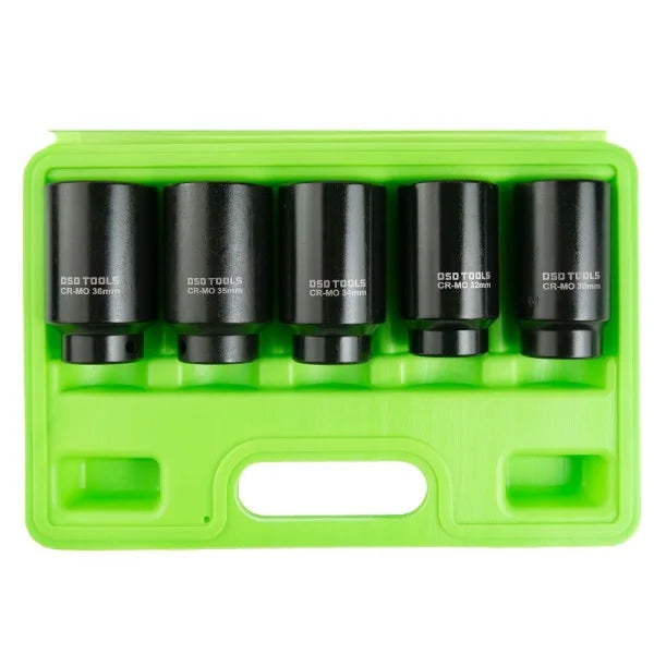 5PC 1/2" DR 12PT DEEP IMPACT HUB NUT SOCKETS DS1113