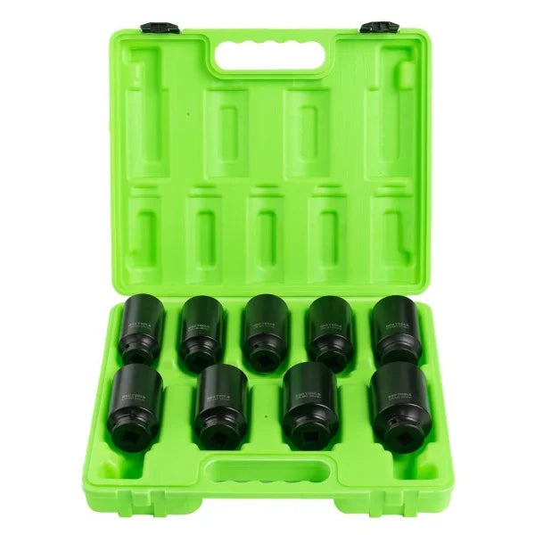 9PC 1/2" DR 6PT DEEP IMPACT HUB NUT SOCKETS DS1114