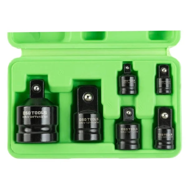 6-PIECE IMPACT SOCKET ADAPTOR SET DS1126