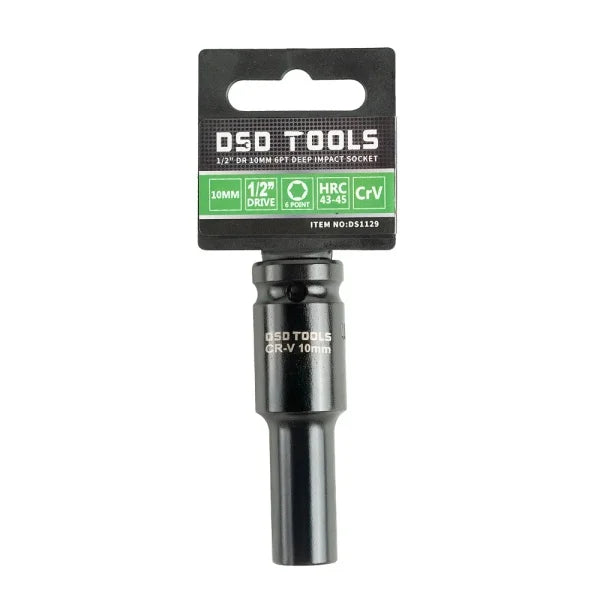 1/2" DR 10MM 6PT DEEP IMPACT SOCKET DS1129