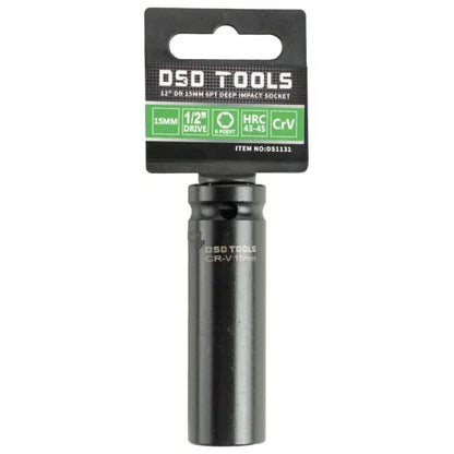 1/2" DR 15MM 6PT DEEP IMPACT SOCKET DS1131