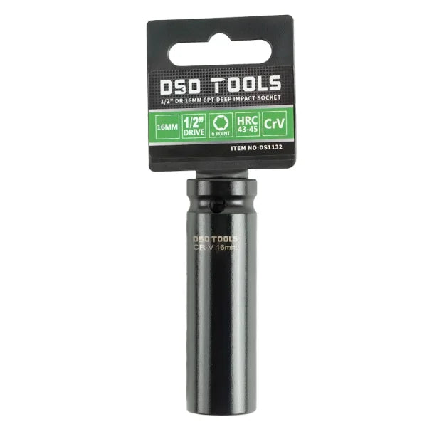 1/2" DR 16MM 6PT DEEP IMPACT SOCKET DS1132
