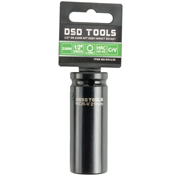 1/2" DR 21MM 6PT DEEP IMPACT SOCKET DS1135