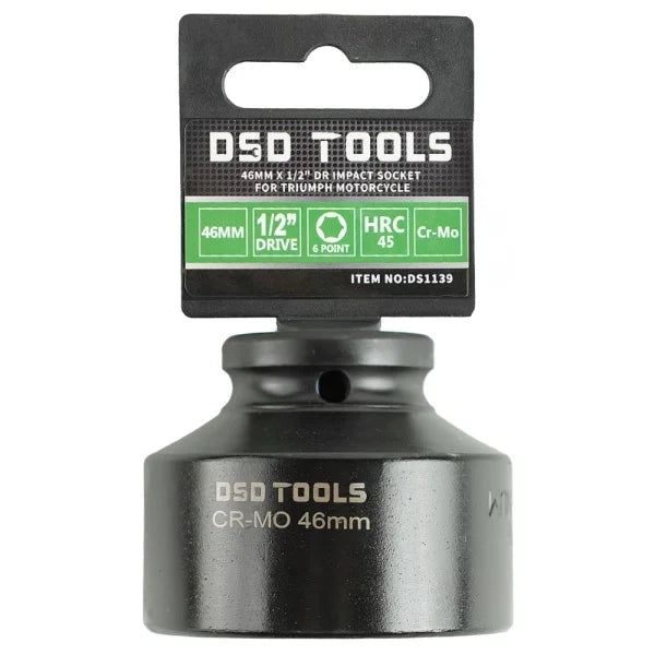 1/2" DR 46MM 6PT IMPACT SOCKET FOR TRIUMPH MOTORCYCLE DS1139