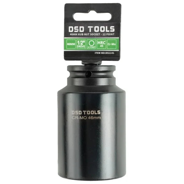 1/2" DR 46MM 12PT HUB NUT SOCKET 100MM DS1141