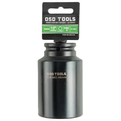 1/2" DR 46MM 12PT HUB NUT SOCKET 100MM DS1141