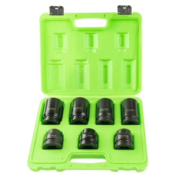 7PC 1" DRIVE METRIC &amp; SAE TRUCK IMPACT SOCKET SET DS1145