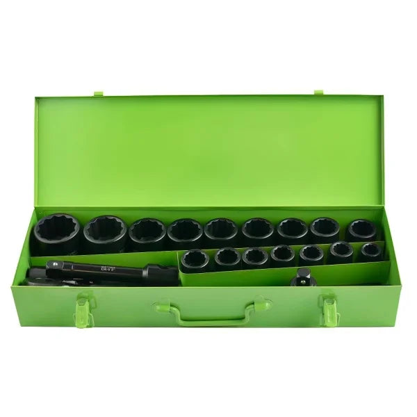 21 PC 3/4" 12PT STANDARD IMPACT SOCKETS DS1146