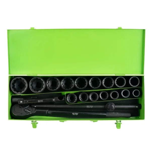 21 PC 3/4" 12PT STANDARD IMPACT SOCKETS DS1146