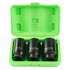 3PC 1/2" DR 12PT DEEP IMPACT HUB NUT SOCKETS DS1147