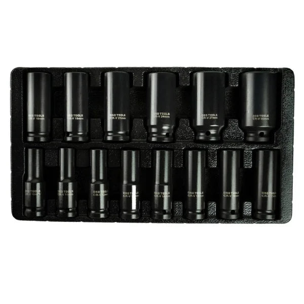 14PC 1/2" DR DEEP IMPACT SOCKETS METRIC 10 - 30MM DS1150