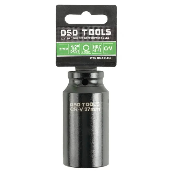 1/2" DR 27MM 6PT DEEP IMPACT SOCKET DS1153