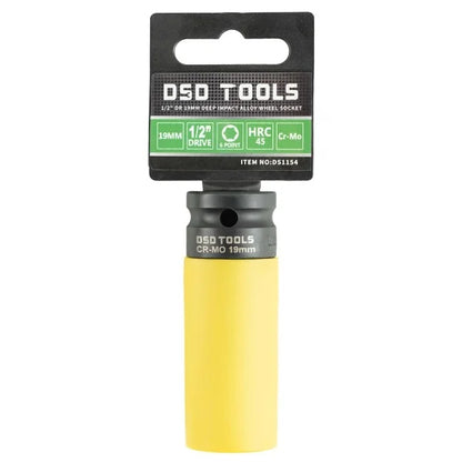 1/2" DR 19MM 6PT DEEP IMPACT ALLOY WHEEL SOCKET DS1154