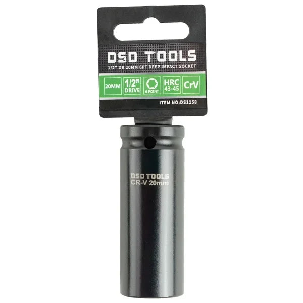 1/2" DR 20MM 6PT DEEP IMPACT SOCKET DS1158