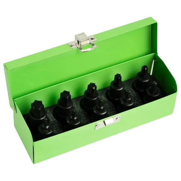10PC 1/2" DR IMPACT TORX BIT SOCKETS DS1168