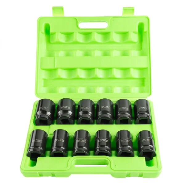 12PC 1" DR 6PT DEEP IMPACT SOCKETS METRIC DS1173