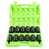 12PC 1" DR 6PT DEEP IMPACT SOCKETS METRIC DS1173