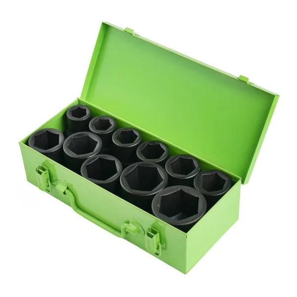11PC 1" DR 6PT DEEP IMPACT SOCKETS DS1174
