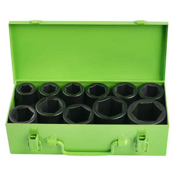11PC 1" DR 6PT DEEP IMPACT SOCKETS DS1174