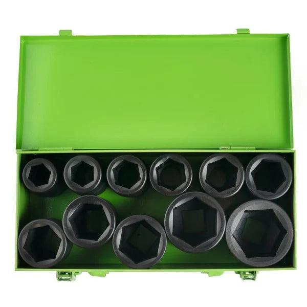 11PC 1" DR 6PT DEEP IMPACT SOCKETS DS1174