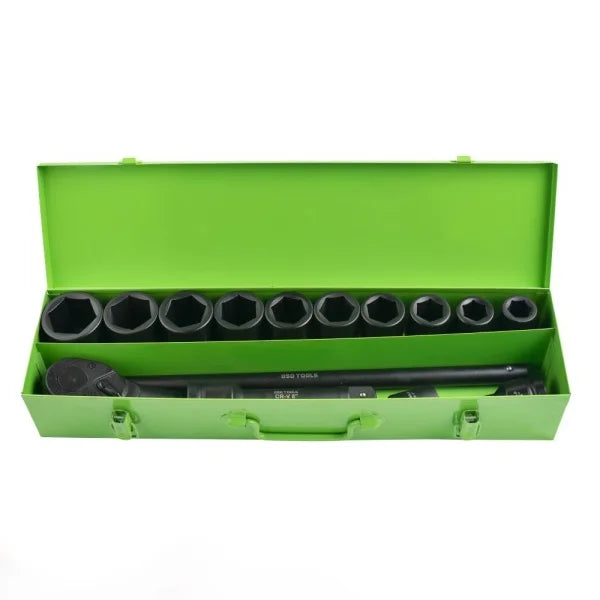 15PC 1" DR 6PT SHALLOW IMPACT SOCKET SET DS1178