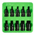 10PC 1/2" DR IMPACT HEX BIT SOCKETS DS1184