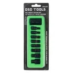9PC IMPACT SPLINE BIT SET WITH 1/2" DR BIT HOLDER DS1197