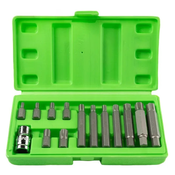 14PC 1/2" DRIVE 10MM RIBE BITS SET DS1213