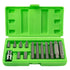 14PC 1/2" DRIVE 10MM RIBE BITS SET DS1213
