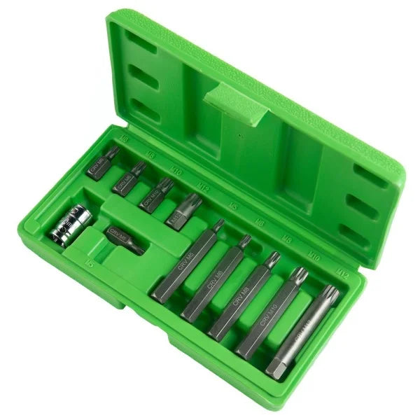 11PC 3/8" DR SPLINE BIT SET DS1215