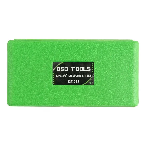 11PC 3/8" DR SPLINE BIT SET DS1215