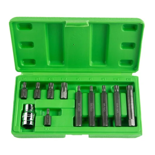 11PC 1/2" DR SPLINE BIT SET DS1216