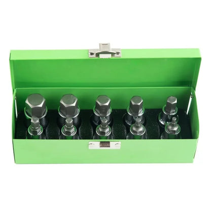 10PCS 1/2” DR. HEX BIT SOCKET SET DS1217