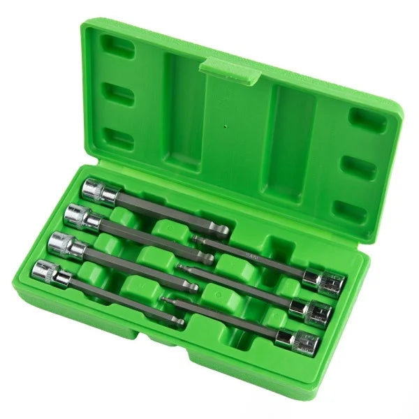 7PC 3/8" DR BALL END HEX BIT SOCKETS DS1221