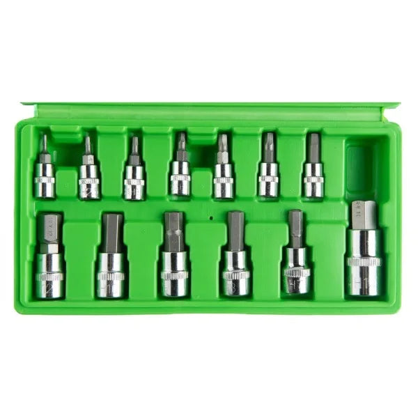13PC METRIC HEX BIT SOCKET SET DS1226