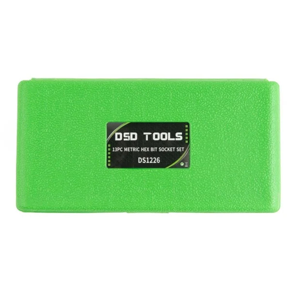 13PC METRIC HEX BIT SOCKET SET DS1226