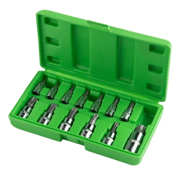13PC TAMPER PROOF STAR BIT SOCKET SET DS1230