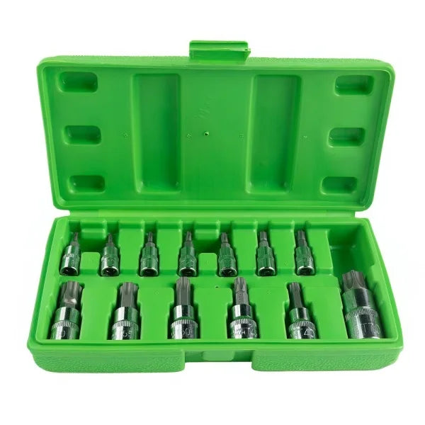 13PC TAMPER PROOF STAR BIT SOCKET SET DS1230