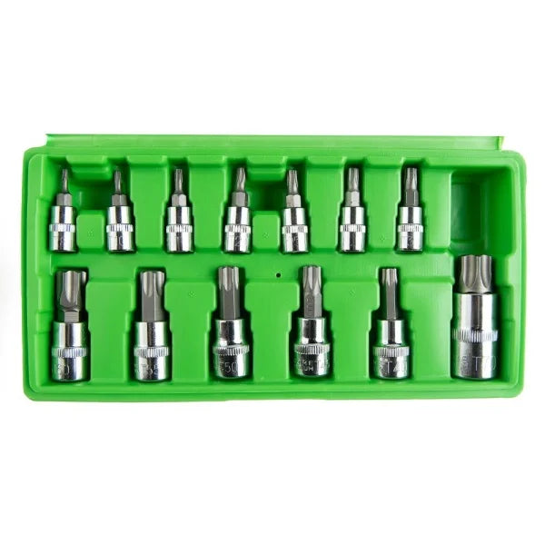 13PC TAMPER PROOF STAR BIT SOCKET SET DS1230