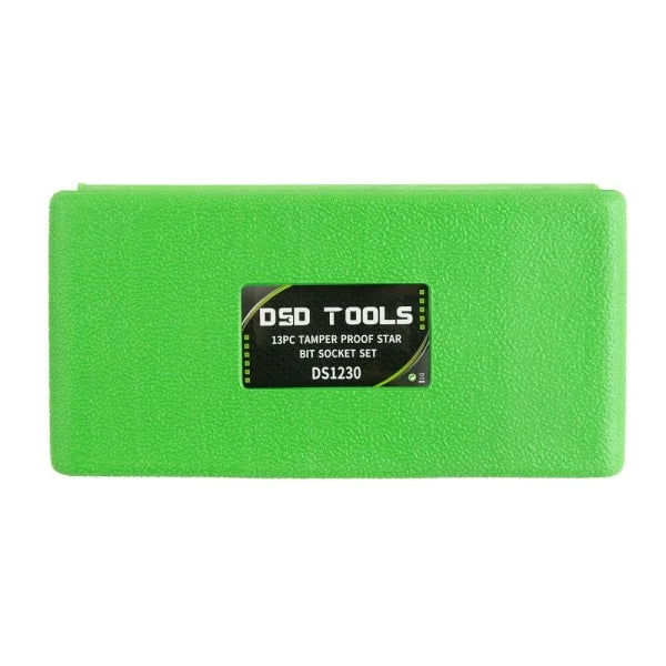 13PC TAMPER PROOF STAR BIT SOCKET SET DS1230