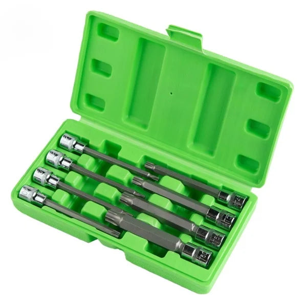 8PC 3/8" DR 110MM(L) STAR BIT SOCKETS DS1233