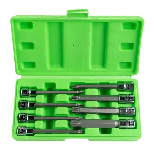 8PC 3/8" DR 110MM(L) STAR BIT SOCKETS DS1233