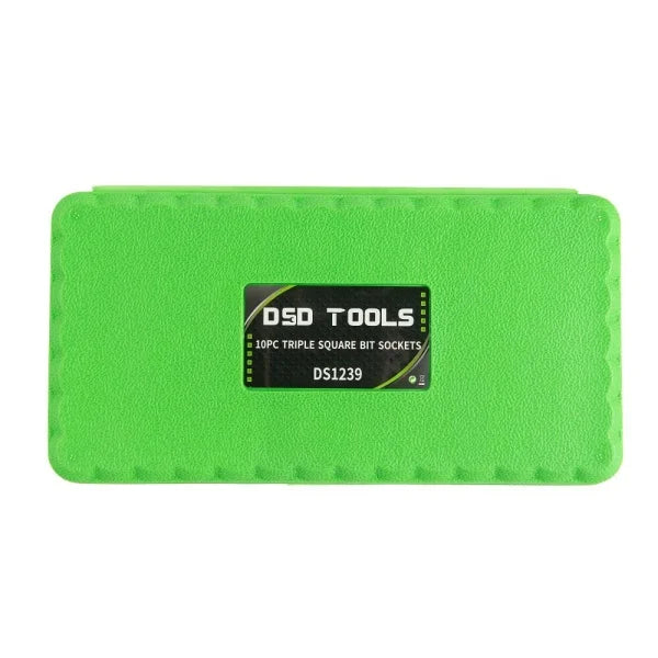 10PC TRIPLE SQUARE BIT SOCKETS DS1239