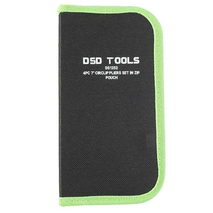 4PC 7" CIRCLIP PLIERS SET IN ZIP POUCH DS1252