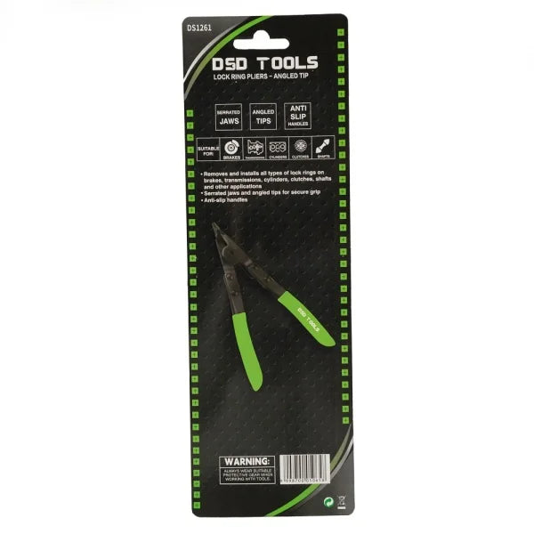 LOCK RING PLIERS - ANGLED TIP DS1261