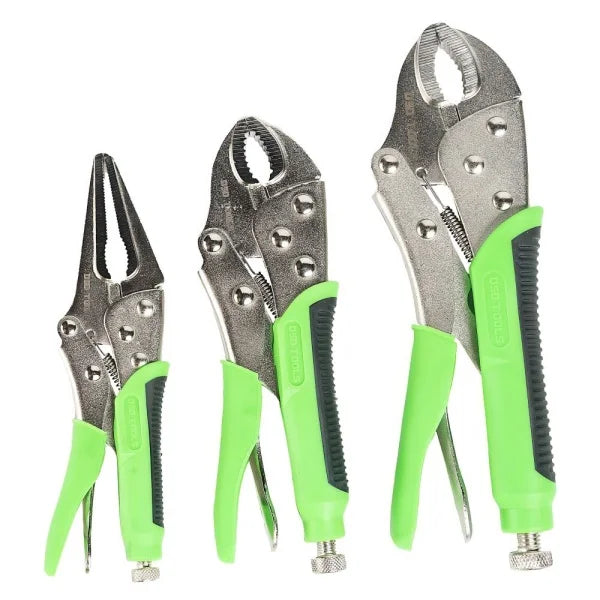 3PC SOFT GRIP LOCKING PLIERS SET DS1271