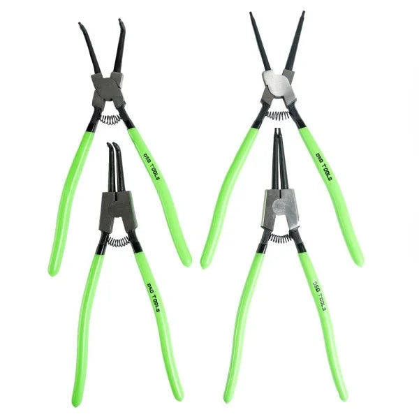 4PC CIRCLIP PLIERS SET IN ZIP POUCH -13" DS1273