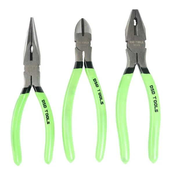 3PC 8" PLIERS SET DS1274